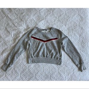 Cropped Marled Sweatshirt